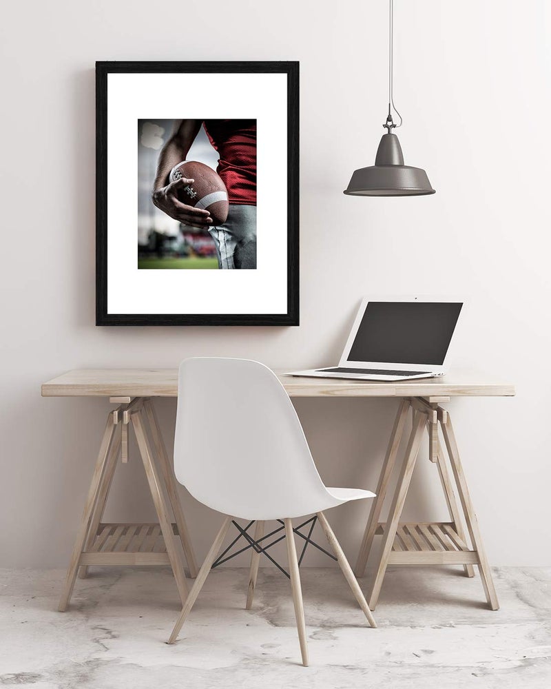 Emeyart 12x16 Picture Frames - Black Picture Frames to Display Photo 8x10 with Mat or 12 x 16 Pictures Without Mat for Living Room and Office Wall Decor-2 Pack - Image 3